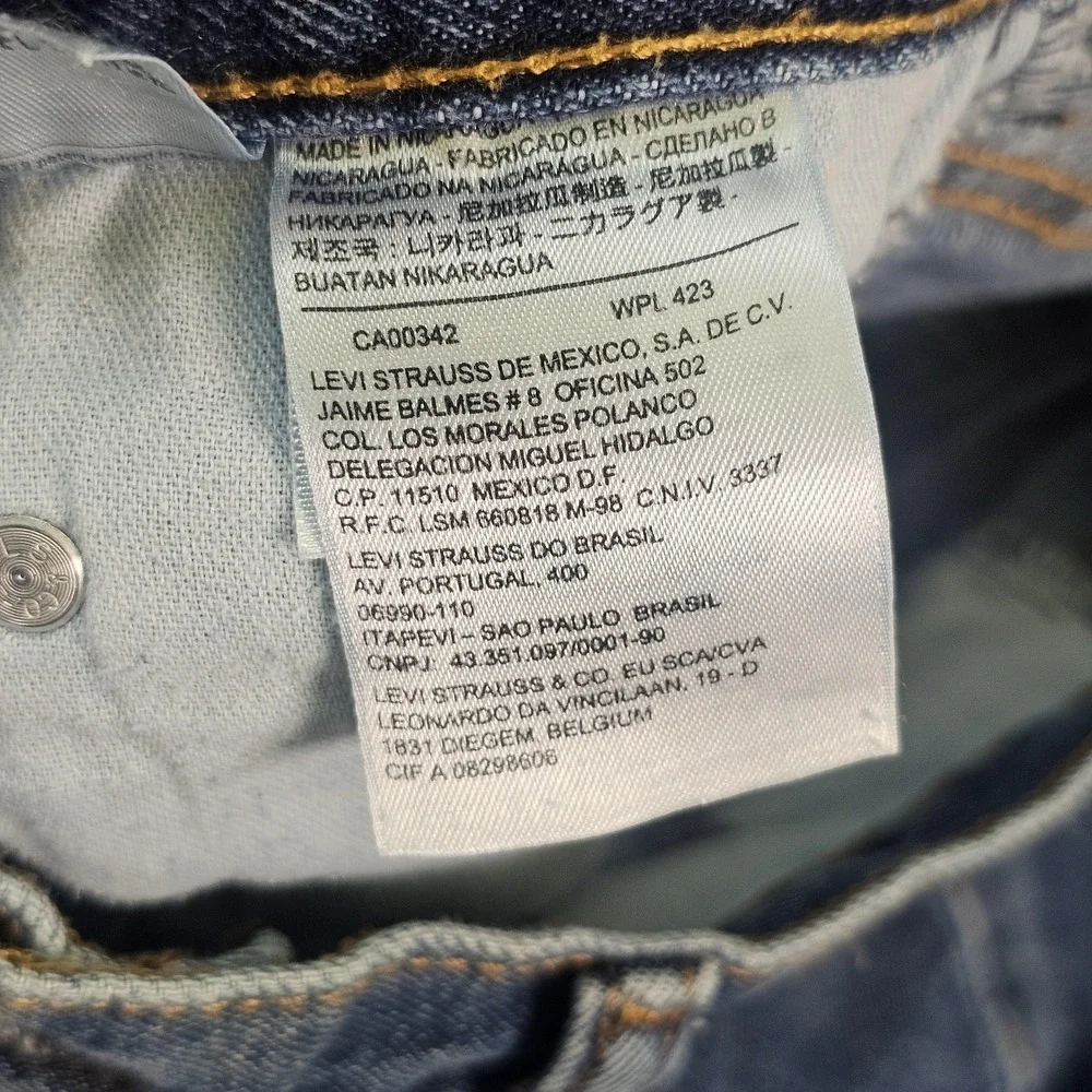 Levis 550 Jeans Mens 36x34 Blue‎ Relaxed Fit Tapered Denim Casual Pants